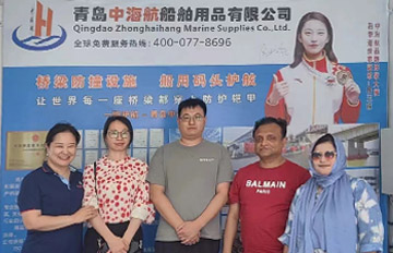 孟加拉客户来青岛中海航工场实地考查
